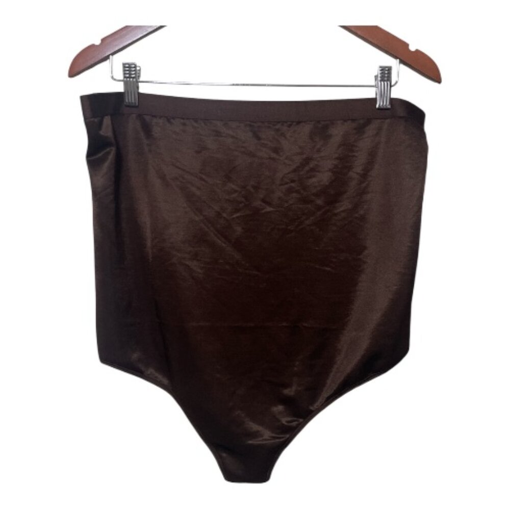 SKIMS Barely There Shapewear High Waist Thong | 4X | Cocoa